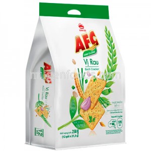 Banh Crackers Vi Rau 258g AFC Dinh Duong 