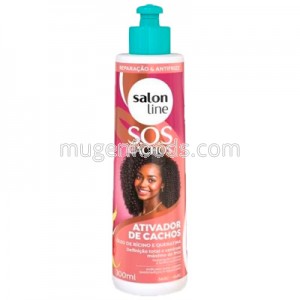 Activador de Rizos Ricino y Queratina 300ml Salon Line
