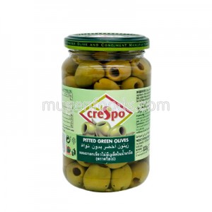 Aceituna Verde sin Hueso 333g Crespo