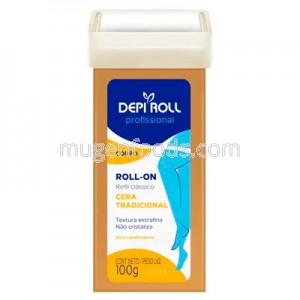 Cera Depilatoria Roll-On Tradicional Repuesto 100g Depi Roll