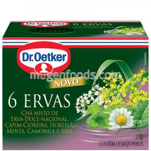 Té de 6 Hierbas 10g Dr. Oetker