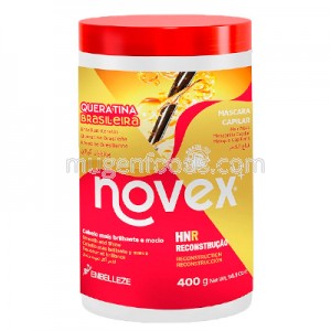 Crema de Tratamiento Queratina Brasileña 400 g Novex