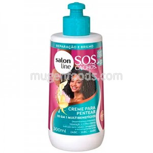 Crema para Peinar SOS Rizos 10 en 1 300ml Salon Line