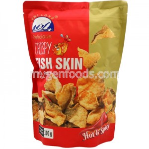 Crispy Fish Skin Hot & Spicy 100g Philong