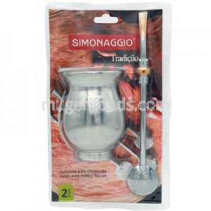 Mate 11,5 cm y Bombilla 23 cm Simonaggio