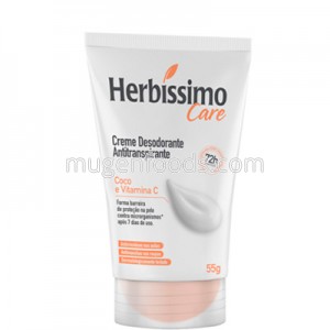 Desodorante de Coco y Vitamina C 55g Herbissimo