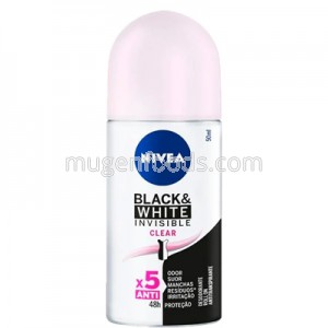 Desodorante Roll-On Black & White 50ml Nivea