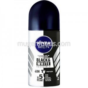 Desodorante Roll-On Men Black & White 50ml Nivea