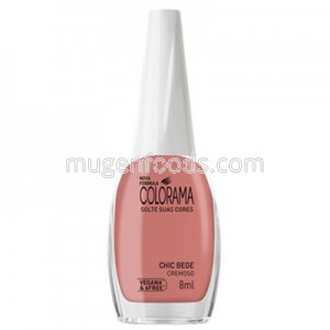 Esmalte Cremoso Chic Beige 8ml Colorama