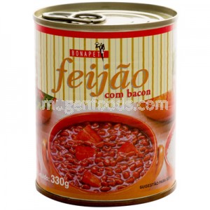 Frejoles con Tocino 330g Bonapetit