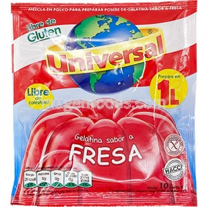 Gelatina de Fresa 75g Universal