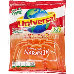 Gelatina de Naranja 150g Universal