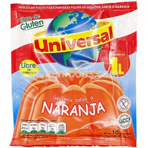 Gelatina de Naranja 75g Universal