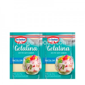 Gelatina Incolora sin Sabor 24g Dr. Oetker