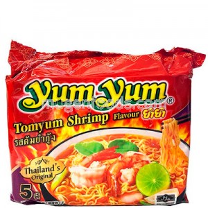 Lamen Tomyum Shrimp 5 X 70g Yum Yum