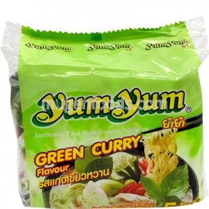 Lamen Green Curry 5 x 70g Yum Yum