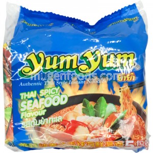 Lamen Thai Spicy SeaFood 5 x 70g Yum Yum