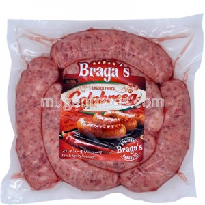 Chorizo Calabresa Fresco 700g Braga's