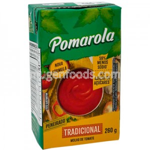 Salsa de Tomate Tradicional Tetra 260g Pomarola