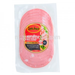 Mortadela Bologna en tajadas 150g Santo Amaro