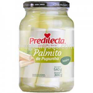 Palmito de Pupunha Entero 540g Predilecta