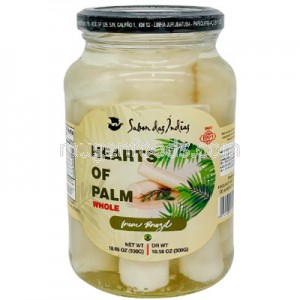 Palmito Entero de Pupuña 530g Sabor das Índias