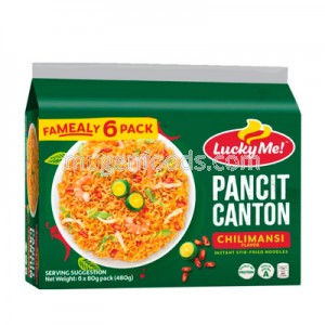 Pancit Canton Chilimansi 6 x 60g Lucky Me!