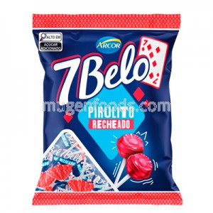 Caramelo 7 Belo Sabor Frambuesa 120g Arcor