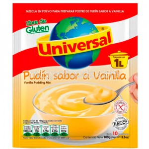 Pudín de Vainilla 100g Universal