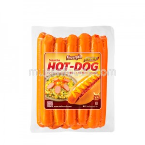 Salchicha Hot Dog sin Piel 420g Da Fazenda
