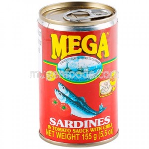 Sardinas en Salsa de Tomate con Ají 155g Mega
