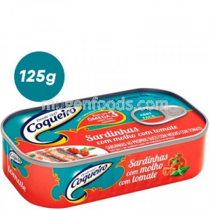 Sardinas con Salsa de Tomate 125g Coqueiro
