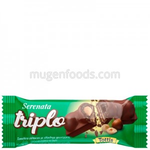Bombón Serenata Triple Chocolate y Avellanas 50g Tottis VENC.2025/8/20