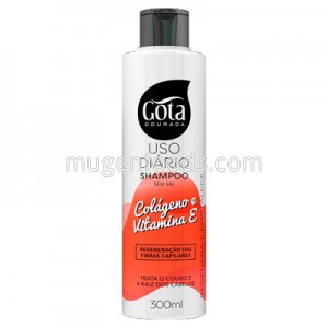 Shampoo Colágeno 300ml Gota Dourada