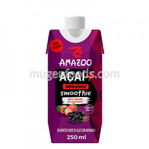 Smoothie Açaí + Morango 250ml Amazoo