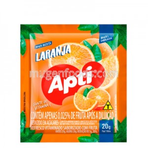 Jugo en Polvo de Naranja 20g Apti