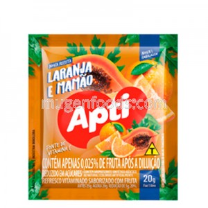 Jugo en Polvo de Naranja con Papaya 20g Apti