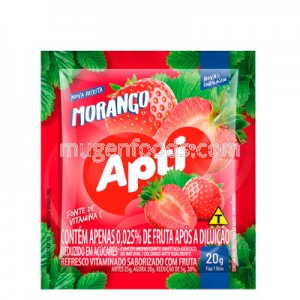 Jugo en Polvo de Fresa 20g Apti