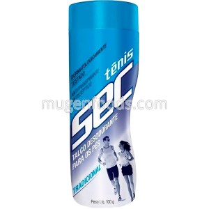 Talco Desodorante para Pies Tradicional 100g Tenis Sec