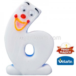 Vela Karetinha Azul Nº6 Velarte