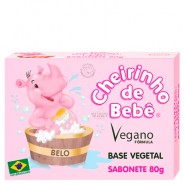 Jabón Rosa 80g Cheirinho de Bebê