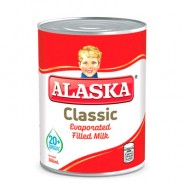 Leche Evaporada Rellena Clásica 360ml Alaska