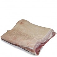 Costilla de Cerdo ((Con Cuero)) Sin Hueso en Bloque 1kg COD.182