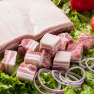 Costilla de Cerdo sin Hueso *sin Cuero en Cubos 1kg COD.181