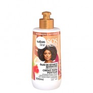 Crema para Peinar Rizos Ricino y Queratina 300ml Salon Line