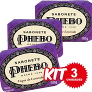 (Kit 3 Unidades) Jabón Toque de Lavanda 90g x 3 - Phebo