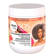 Máscara de Trat. SOS Rizos Ricino y Queratina 500g Salon Line