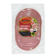Mortadela Bologna en tajadas 150g Santo Amaro