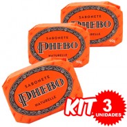 (Kit 3 Unidades) Jabón Naturelle 90g x 3 - Phebo