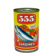 Sardinas en Salsa de Tomate Picante 155g 555